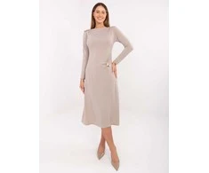 Suknelė Italy Moda Sukienka-IT-SK-21900.00-smėlio spalva