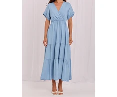 Suknelė Italy Moda Sukienka-IT-SK-A8098TSNZ.93-šviesiai mėlyna