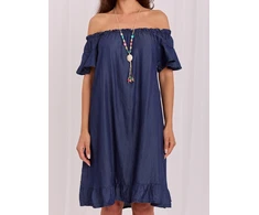 Suknelė Italy Moda Sukienka-IT-SK-FL1585TSNZ.11-tamsiai mėlyna
