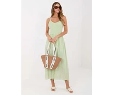 Suknelė Italy Moda Sukienka-MI-SK-22586.62-šviesiai žalia