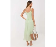 Suknelė Italy Moda Sukienka-MI-SK-22586.62-šviesiai žalia