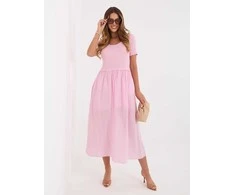 Suknelė Italy Moda Sukienka-MI-SK-26044.79-jasny rožinė