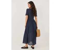 Suknelė Italy Moda Sukienka-MI-SK-26044.79-tamsiai mėlyna