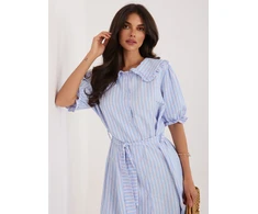 Suknelė Italy Moda Sukienka-MI-SK-32807.55-šviesiai mėlyna