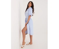 Suknelė Italy Moda Sukienka-MI-SK-32807.55-šviesiai mėlyna