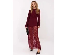 Suknelė Italy Moda Sukienka-MI-SK-3310.63-bordinė
