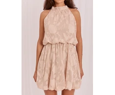 Suknelė Italy Moda Sukienka-MI-SK-3929861.10-smėlio spalva