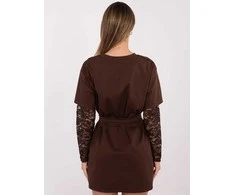 Suknelė Italy Moda Sukienka-MI-SK-4303.62-ruda