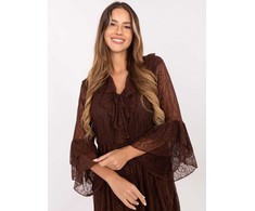 Suknelė Italy Moda Sukienka-MI-SK-62435.16-ruda