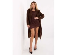 Suknelė Italy Moda Sukienka-MI-SK-62452.74-ruda