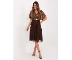 Suknelė Italy Moda Sukienka-MI-SK-62464.27-ruda