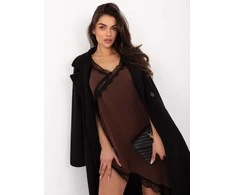 Suknelė Italy Moda Sukienka-MI-SK-62478.26-ruda