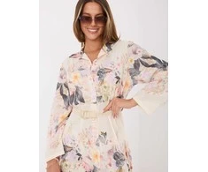 Suknelė Italy Moda Sukienka-MI-SK-82877.12P-jasny smėlio spalva