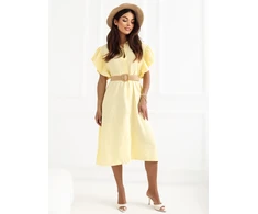 Suknelė Italy Moda Sukienka-MI-SK-82970.86-jasny geltona