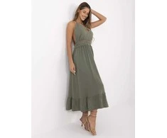Suknelė Italy Moda Sukienka-MI-SK-88573.83-khaki