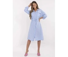 Suknelė Italy Moda Sukienka-MI-SK-91166.73-šviesiai mėlyna