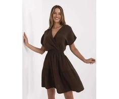 Suknelė Italy Moda Sukienka-MI-SK-92160.00-ciemny ruda