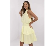 Suknelė Italy Moda Sukienka-MI-SK-92166.71P-jasny geltona