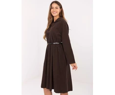 Suknelė Italy Moda Sukienka-MI-SK-92400.17-ciemny ruda