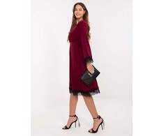 Suknelė Italy Moda Sukienka-MI-SK-92477.18P-bordinė