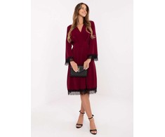 Suknelė Italy Moda Sukienka-MI-SK-92477.18P-bordinė