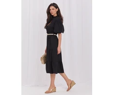 Suknelė Italy Moda Sukienka-MI-SK-92950.81-juoda