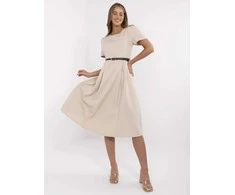 Suknelė Italy Moda Sukienka-MI-SK-A2328.41-smėlio spalva