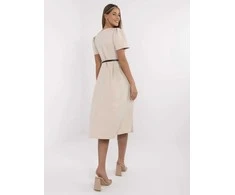 Suknelė Italy Moda Sukienka-MI-SK-A2328.41-smėlio spalva