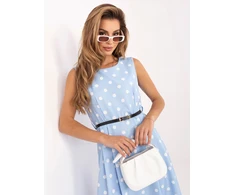 Suknelė Italy Moda Sukienka-MI-SK-A241612.89-šviesiai mėlyna