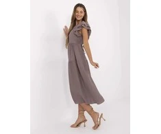 Suknelė Italy Moda Sukienka-MI-SK-A2489.21-ciemny bezowy