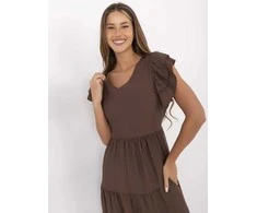 Suknelė Italy Moda Sukienka-MI-SK-A2489.21-ruda