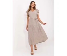 Suknelė Italy Moda Sukienka-MI-SK-A2489.21-smėlio spalva