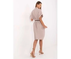 Suknelė Italy Moda Sukienka-MI-SK-A2494.99-ciemny bezowy