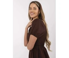 Suknelė Italy Moda Sukienka-MI-SK-A2561.89-ciemny ruda