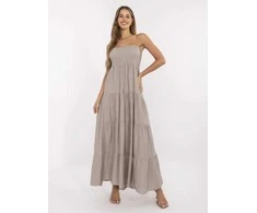 Suknelė Italy Moda Sukienka-MI-SK-A2596.97-ciemny bezowy