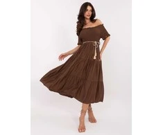 Suknelė Italy Moda Sukienka-MI-SK-A2609.96-ruda