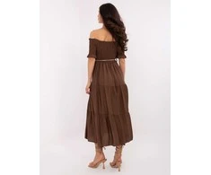 Suknelė Italy Moda Sukienka-MI-SK-A2609.96-ruda