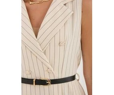 Suknelė Italy Moda Sukienka-MI-SK-A3046.82-smėlio spalva