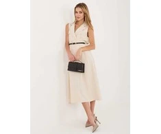Suknelė Italy Moda Sukienka-MI-SK-A3046.82-smėlio spalva