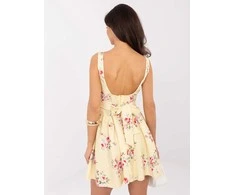 Suknelė Italy Moda Sukienka-MI-SK-A3074.96-jasny geltona