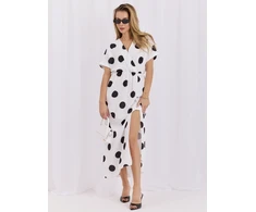 Suknelė Italy Moda Sukienka-MI-SK-A30949.71-baltai-juodas