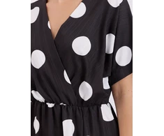 Suknelė Italy Moda Sukienka-MI-SK-A30949.71-juoda-balta