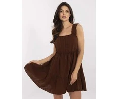 Suknelė Italy Moda Sukienka-MI-SK-A5036.78-ruda