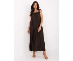 Suknelė Italy Moda Sukienka-MI-SK-A6412.68-ciemny ruda