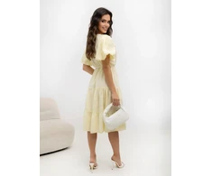 Suknelė Italy Moda Sukienka-MO-SK-8849.14-jasny geltona
