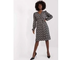 Lakerta Suknelė-LK-SK-509474-2,55P-pilka-juoda
