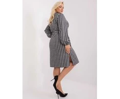 Lakerta Suknelė-LK-SK-509476.28P-pilka-juoda