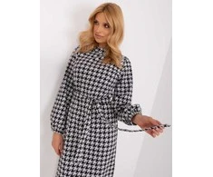 Lakerta Suknelė-LK-SK-509516.04-balta-juoda