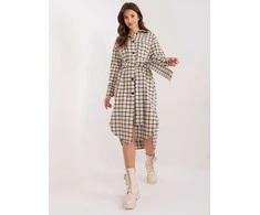 Lakerta Suknelė-LK-SK-509521.48-juoda-smėlio spalvos