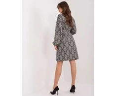 Lakerta Suknelė-LK-SK-509526-1,06-pilka-juoda